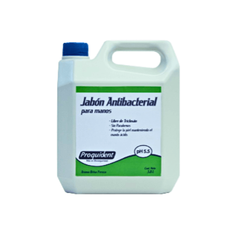Jabon Antibacterial 3800Ml Garrafa 6 Unidades Proquident