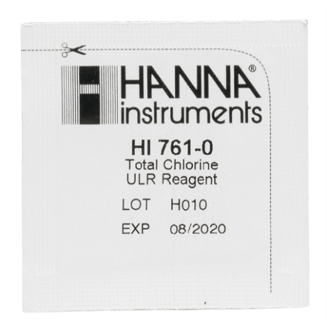 Reactivos Cloro Total R Ultra Bajo 25 Tests Hanna Instruments