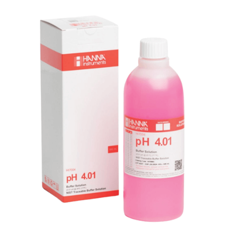 Solución De Ph 4.01 500 Ml. Hanna Instruments