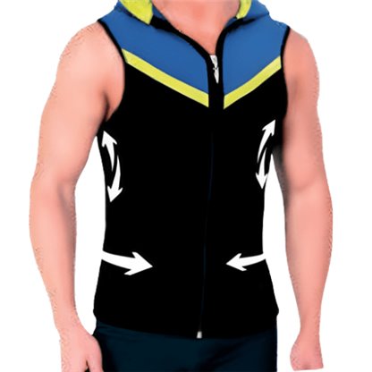 Chaleco Deportivo Masculino 2Xl Az Kamex