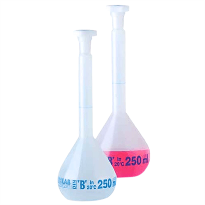 Balón Volumetrico Plástico Pmp - Clase A 250 Ml Vitlab