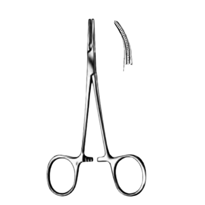 Debakey-Mosquito Atraumat. Hemostático Pinza 12 5Cm Curvada Reda