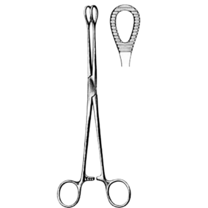 Pinza Foerster Estriada 25 Cm Cat: 16.168.25 Dimeda - Aleman Pinza Porta Esponjas -