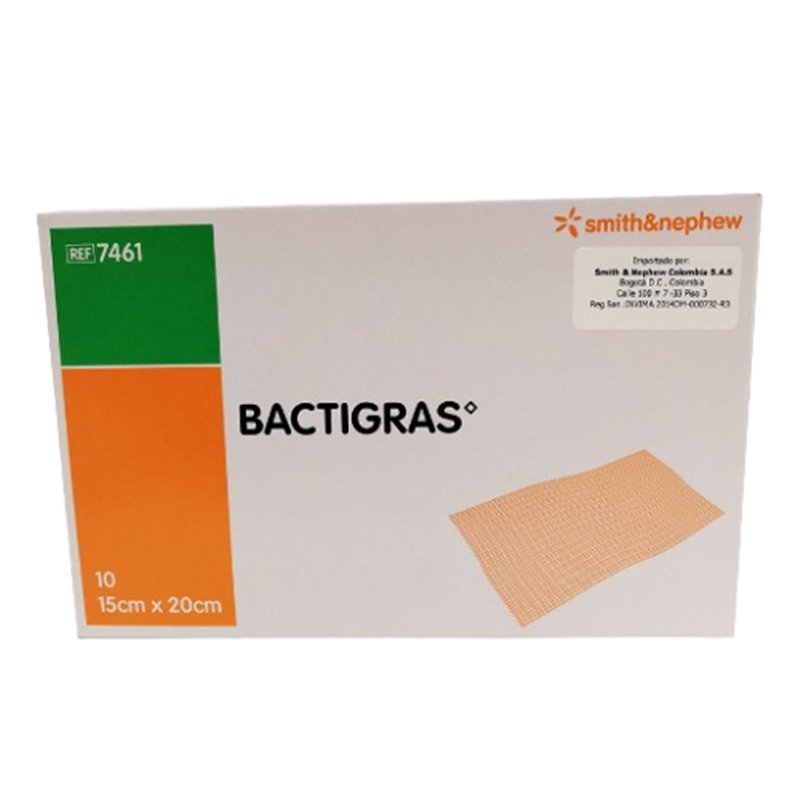 Bactigras De 5Cmx 5Cm Cjx50 Ud S&N