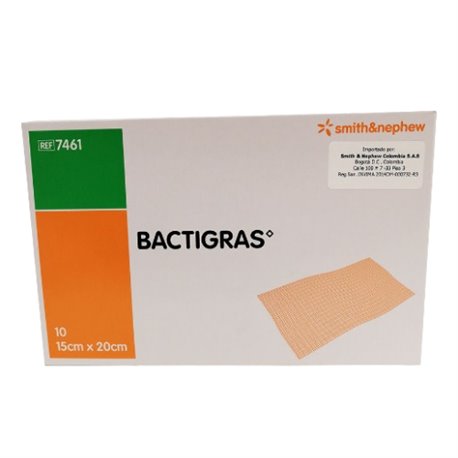 Bactigras De 10Cmx10Cm Cjx10 Ud S&N