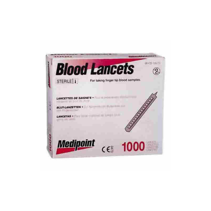 Lancetas Para Muestras De Sangre-