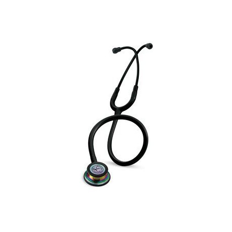 Fonendoscopio De Dos Servicios Littmann Classic Iii - Color Negro Campana Acabado Arcoiris Ref 5870