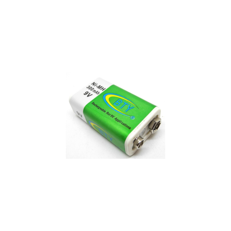 Pila recargable Ni-Mh 9V 300mAh